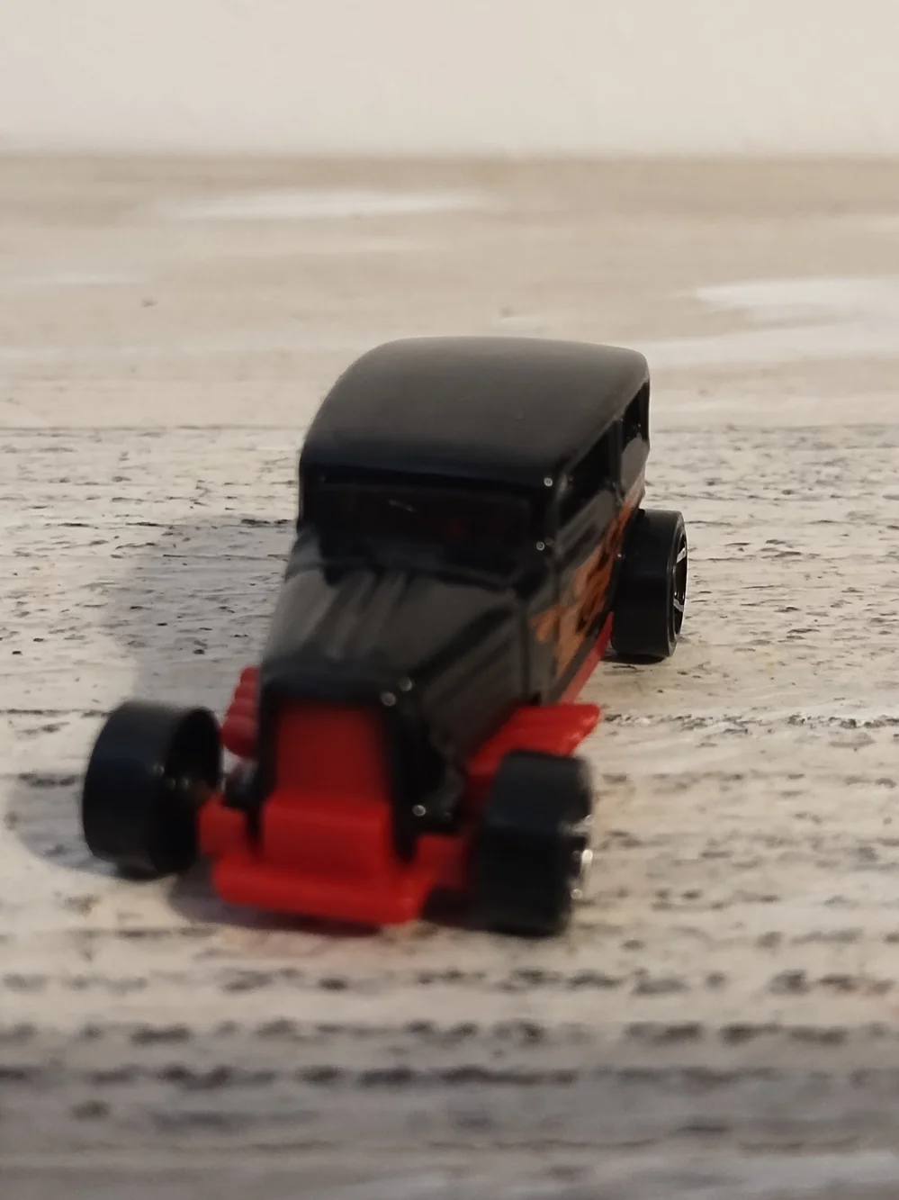Hot Wheels midnight otto 2001 mattel loose  black & red